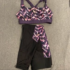 Yoga Set sport bra size M legging size S